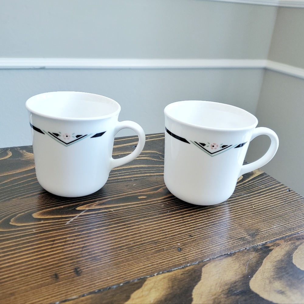 Vintage Corningware Coffee Mugs